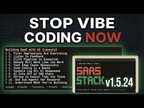 1.5 Years of Vibe Coding Apps in 25 Minutes (What No One Te… サムネイル