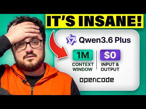 Qwen3.6 Plus is COMPLETELY FREE (1M Context + $0 Tokens) サムネイル