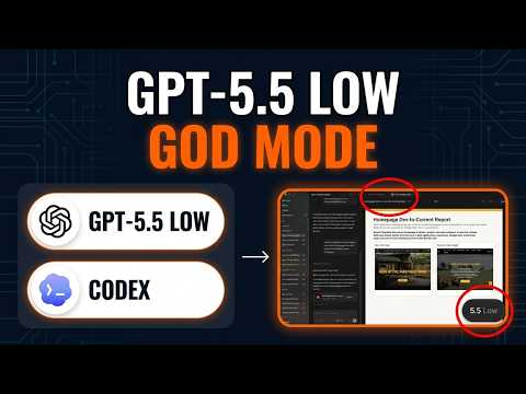GPT-5.5 Low + NEW Codex Browser = ABSOLUTELY INSANE