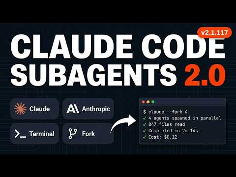 New Claude Code Subagents Are ABSOLUTELY INSANE (Forked Sub… サムネイル