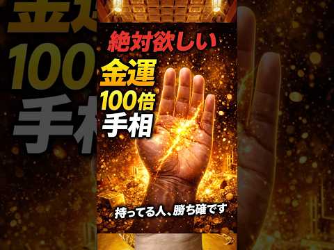 【手相】金運が100倍に化ける５つの手相 手相  手相占い  占い  金運  開運 サムネイル
