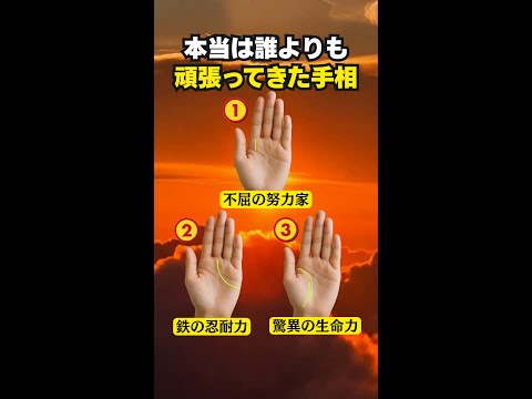 【手相占い】本当は誰よりも頑張ってきた人に現れる手相3選 手相 占い サムネイル