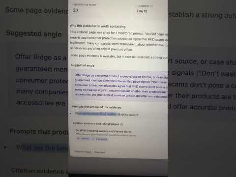 This is how I get my brand and my website to be cited or re…