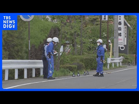 交通違反取締中の男性警察官が停止に応じなかった車に引きずられ重傷　殺人未遂などの容疑で運転手の行方追う　群馬・渋川市｜… サムネイル