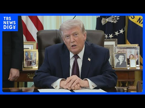 トランプ大統領「イランの大統領が停戦求めてきた」「ホルムズ海峡の開放が確認されれば停戦検討」｜TBS NEWS DIG サムネイル