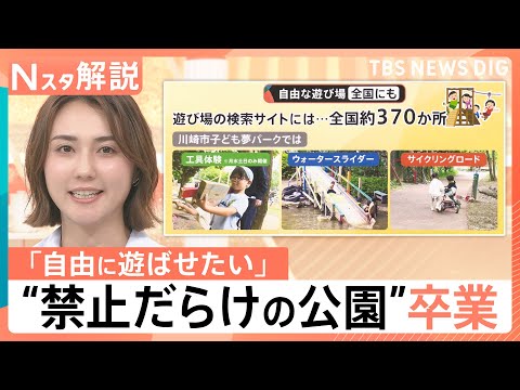 ボール遊びもNG“危険・迷惑”で公園は「禁止」だらけ… 一方、子どもが自由に遊べる施設も続々登場【Nスタ解説】｜TBS… サムネイル