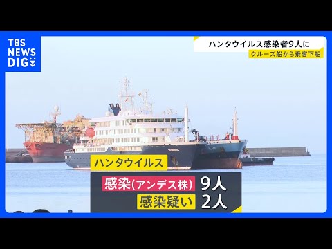 ハンタウイルス「アンデス株」感染9人に　2人に感染疑い　クルーズ船から乗客下船｜TBS NEWS DIG