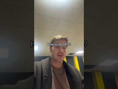 How to do GEO? サムネイル
