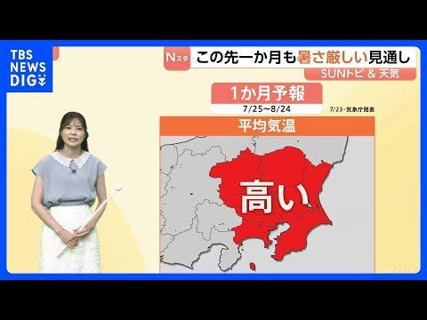 大気不安定で局地的な雷雨に あす(27日)も天気急変 空の変化に注意 この先一か月も暑さ厳しい見通し【SUNトピ】|T…