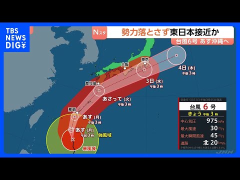 【台風6号】あす沖縄に最接近「勢力を落とさず東日本へ」暴風などに厳重警戒　ANAは117便欠航で1万4000人以上に影…