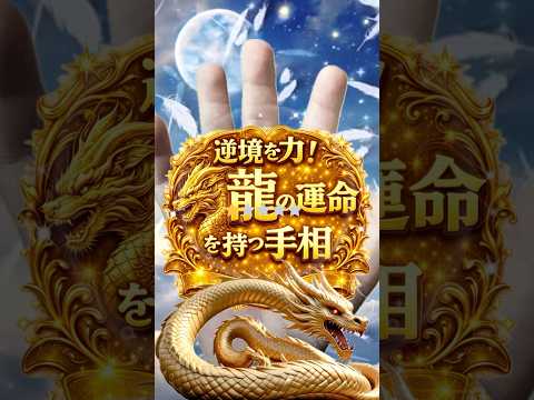 【龍の運命】逆境を力に変える手相 手相  占い  手相占い  女性  50代  60代 サムネイル