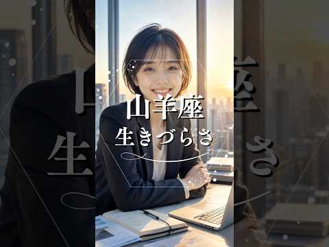 山羊座の生きづらさ  占い 星座占い 山羊座 人間関係 shorts