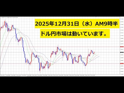 【中堅投資家】FX：大晦日だよ！相場解説。来年もよろしくね。 サムネイル