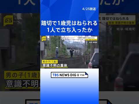 「（踏切が）カンカン鳴ってから入った」1歳男児　踏切で回送列車にはねられ意識不明の重体　名鉄名古屋本線　1人で踏切に立… サムネイル
