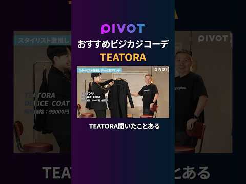 【おすすめ】クリエーター向けブランド”TEATORA” pivot ピボット ビジネス TEATORA テアトラ サムネイル