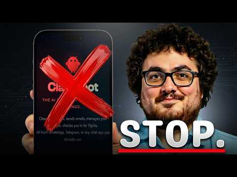 STOP USING CLAWDBOT UNTIL YOU WATCH THIS VIDEO (RIP) サムネイル
