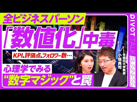 【数値化中毒】KPIの罠／なんでも数値化の落とし穴／心理学でみる数値化中毒の要因／データ改ざん不正の理由／4つの尺度で… サムネイル