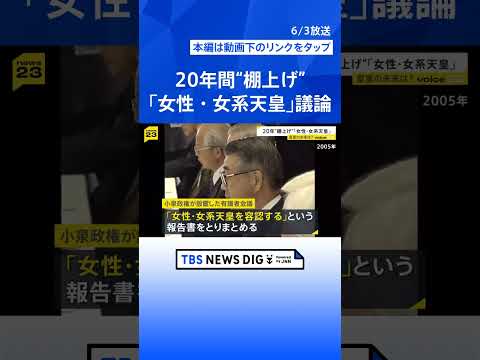 皇室どう守る？議論進む皇室典範改正 「結婚後も」「養子」…20年間“棚上げ”「女性・女系」の議論なく【news23】｜… サムネイル