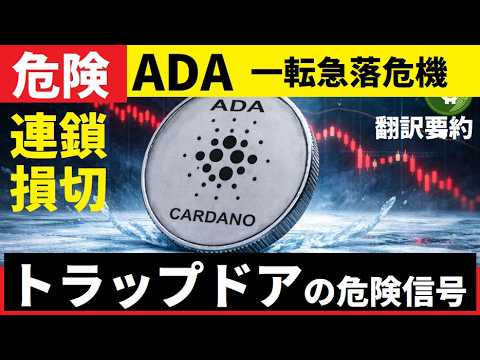 【中堅投資家】カルダノに迫るトラップドア急落の危機（翻訳要約） サムネイル