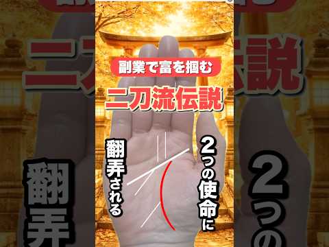 【手相】二刀流成功者の手相 手相 雑学 占い 手相占い