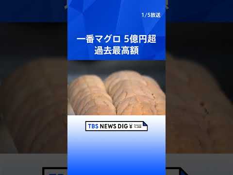 【東京・豊洲市場でマグロの初競り】過去最高額の5億1030万円 「喜代村」が落札　「うれしすぎて夢のごとく」釣り上げた…