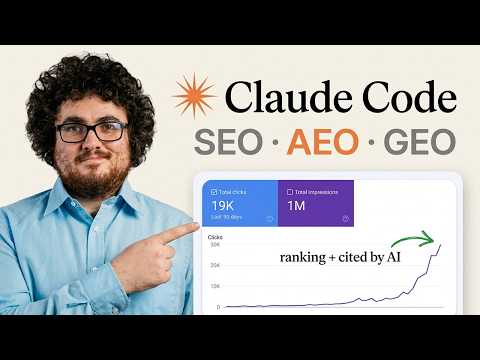 Claude Code SEO: The Full AEO/GEO Method in 15 Minutes (STE…
