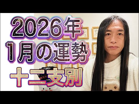 【2026年1月の運勢】十二支別