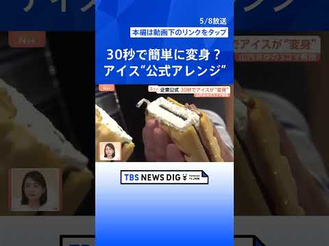 5月9日は「アイスクリームの日」！新作続々“つゆだくアイス”とは？　簡単“公式アレンジ”レシピも【Nスタ解説】｜TBS… サムネイル