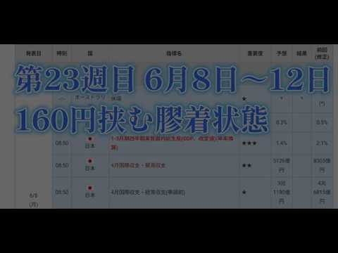 【中堅投資家】FX：第23週目材料見通し「160円からの膠着状態」 サムネイル