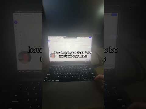 how to get your SaaS to be mentioned by LLMs サムネイル