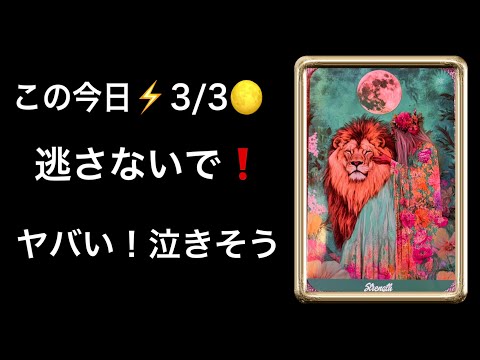 【重要日🌕3/3中に見てほしい⚡️】この今日あなたに急いで伝えたい🏇緊急メッセージ💌半年に一度の大切なタイミング❗️ぜ… サムネイル