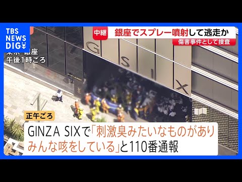 東京・銀座で“異臭” 体調不良26人・19人搬送 「GINZA SIX」内で男がスプレーまいたか　“外国籍とみられる人… サムネイル