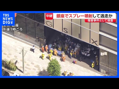 東京・銀座中心部で“刺激臭”通報　26人体調不良　催涙スプレーのようなものまかれたか　「GINZA SIX」前で“外国… サムネイル