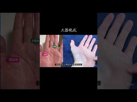 歳を重ねるごとに運勢が上がっていく手相 手相 今日から開運 占い 手相占い サムネイル