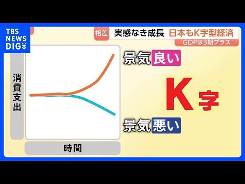 「ボーナス多かった」高額消費の一方で「節約に」 GDP3期連続のプラス成長も専門家が指摘する二極化「K字型経済」とは|…