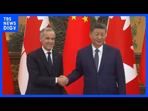 中国の習近平国家主席とカナダのカーニー首相が会談　相互に関税の引き下げで合意｜TBS NEWS DIG