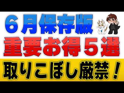 6月のお得情報まとめ！Wesmo・メルペイ・Visa割など今月やるべき5選