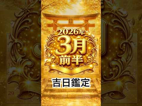 【吉日鑑定】３月前半は５日絶対に逃すな！ 手相  占い  開運  吉日  一粒万倍日
