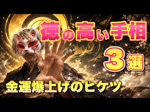 【手相占い】徳の高い人の手相3選＋開運する人の特徴 サムネイル
