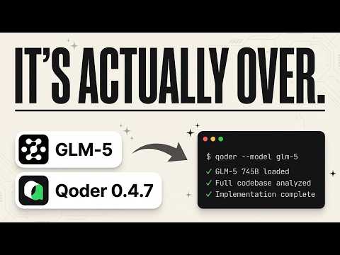 New GLM-5 + Qoder 0.4.7 is ABSOLUTELY INSANE サムネイル