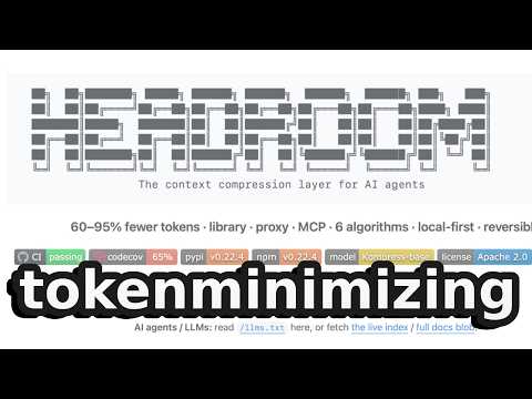 Someone just open-sourced tokenminimizing (8500 stars on Gi…