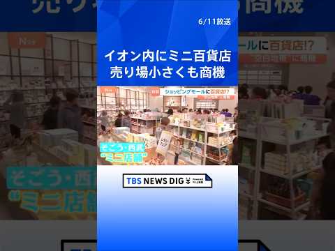 イオンの超大型ショッピングモールの中に「そごう・西武」？ 閉店相次ぎ“百貨店空白地帯”が拡大 「ミニ百貨店」に商機｜T…