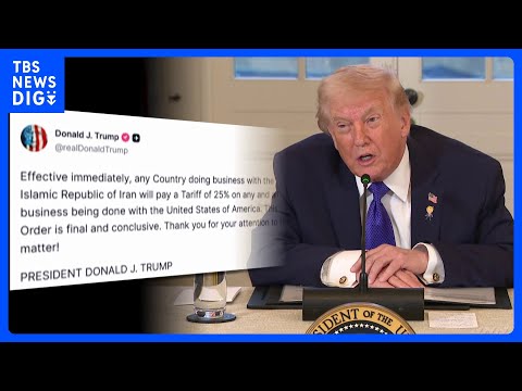【速報】イランと取引のある国からの輸入品に25％の「二次関税」 トランプ大統領が「即時発効」と表明　イランへの経済的圧…