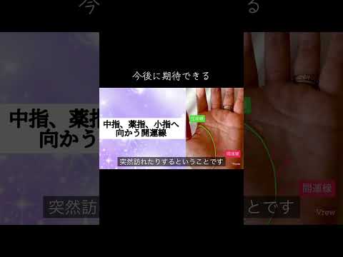 未来に期待が持てる素晴らしい手相 手相 占い 手相占い サムネイル