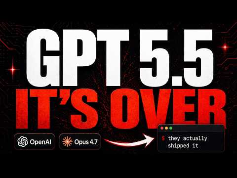 OPENAI COOKED? GPT 5.5 JUST DROPPED (ChatGPT's Mythos) サムネイル