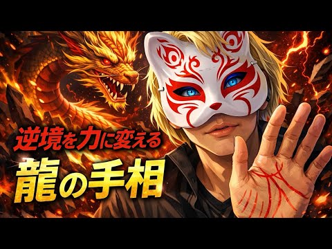 【龍の手相】逆境こそ爆上げのタイミング 手相  手相占い  占い  開運  スピリチュアル サムネイル