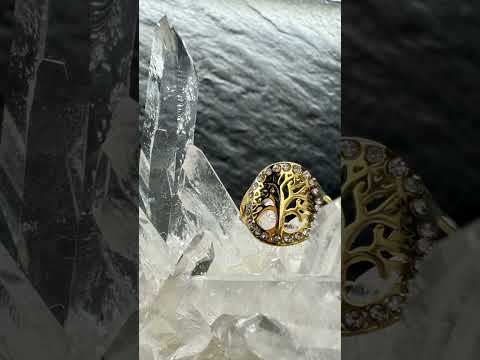 カバラ生命の樹リング【成長・循環・魂のつながり｜Tree of Life Ring】