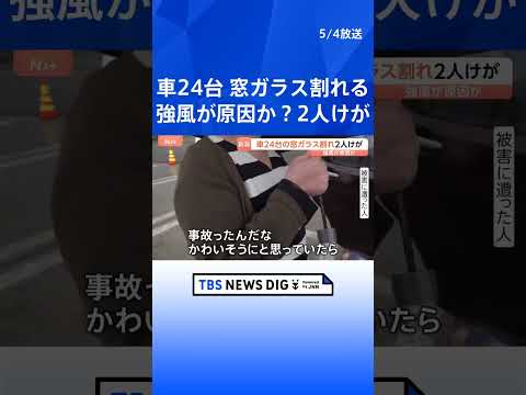 「3か所一気に…」24台の車の窓ガラス割れる　2人が軽傷　上信越道・新井PA　原因は強風か？ 新潟県内4地点で観測史上… サムネイル
