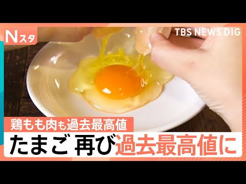 「物価の優等生」が再び最高値に　卵に鶏もも肉…食品価格の高止まりはいつまで続く？【Nスタ解説】｜TBS NEWS DIG
