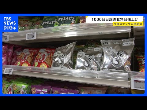 “ナフサ不足”で「かっぱえびせん」も白黒に…6月も食料品値上げは大幅増加　ナフサ国内生産減に赤沢大臣は「定期修理の集中…